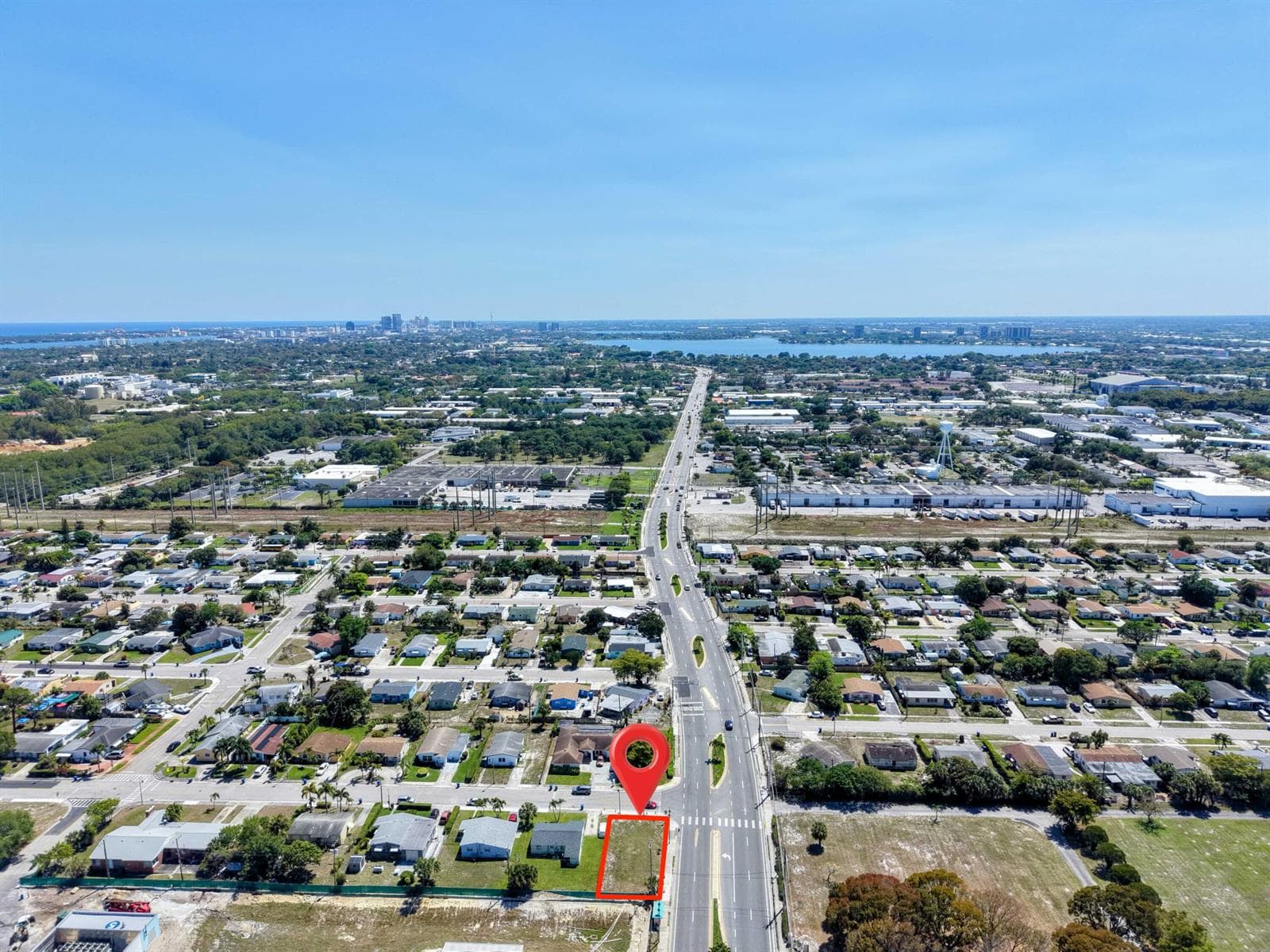 Panoramic to South