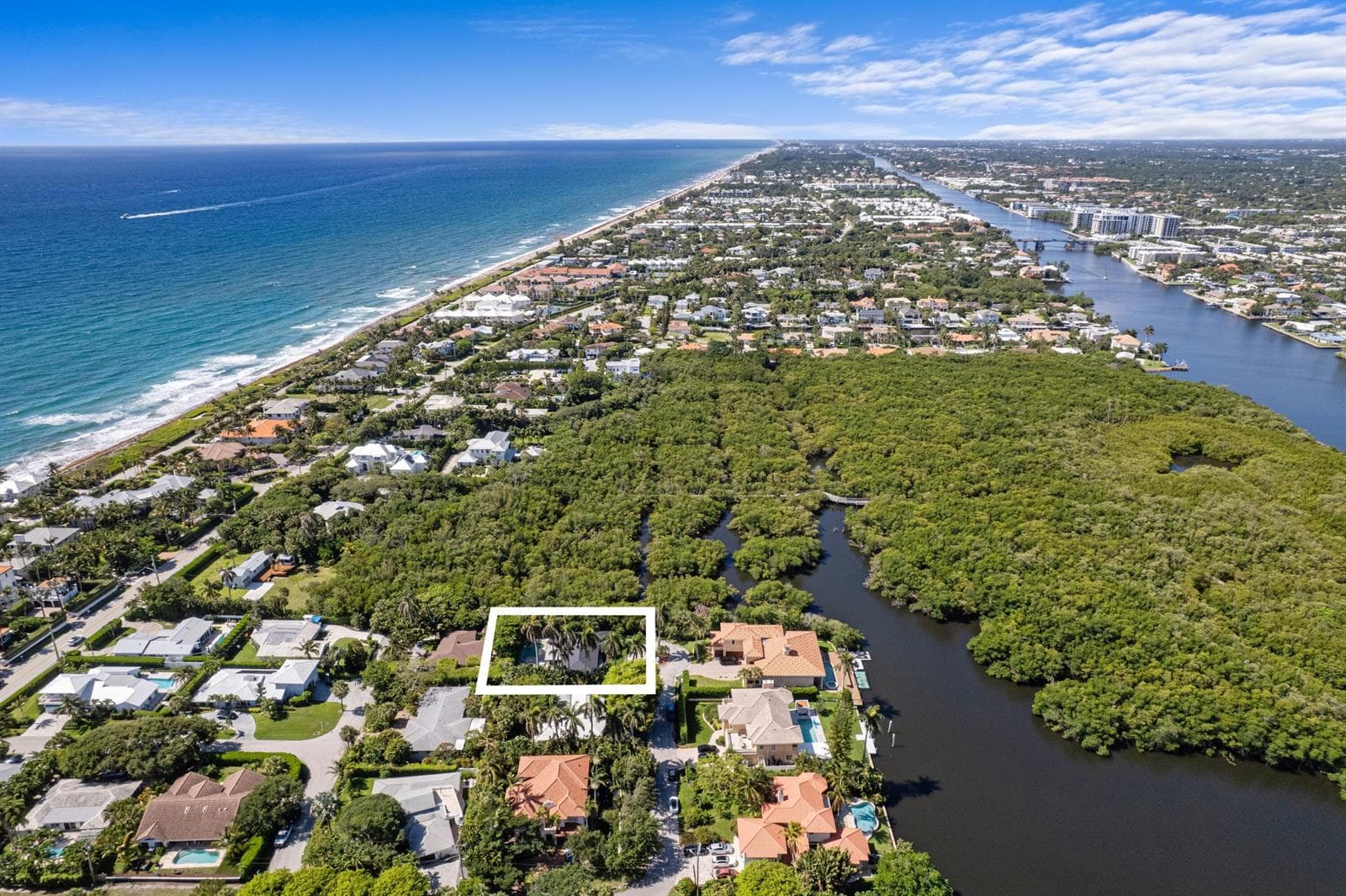Aerial Neighborhood View