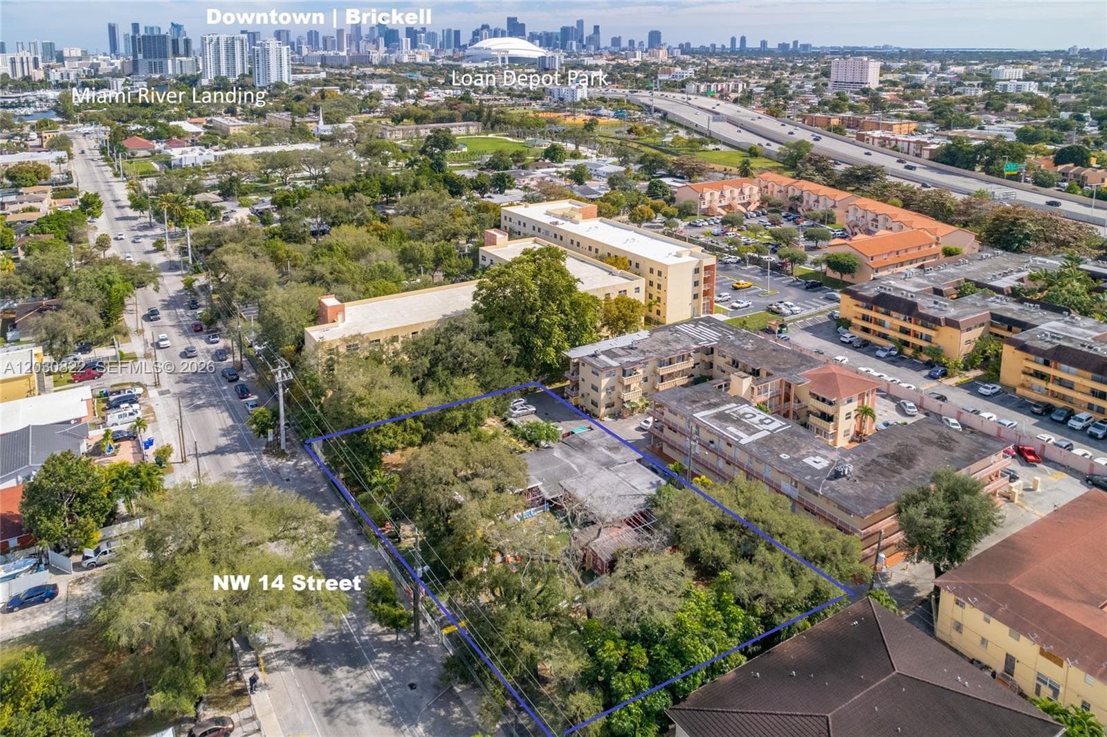 Central to Brickell, Downtown Miami, the UM Health District and Loan Depot home of the Marlins.