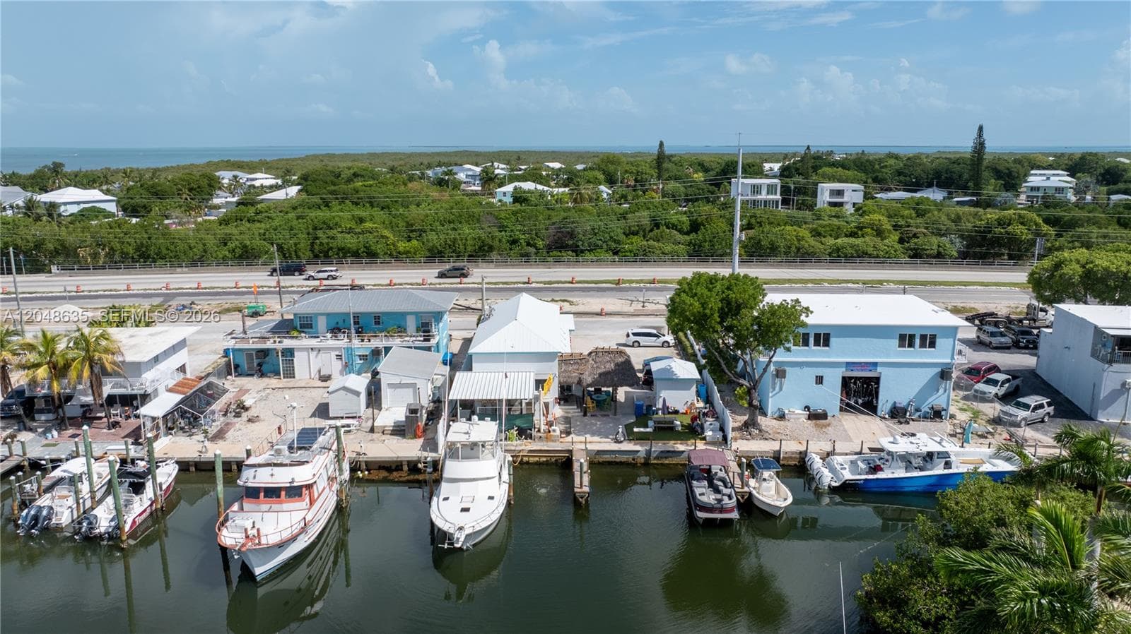Boat slips included in sale