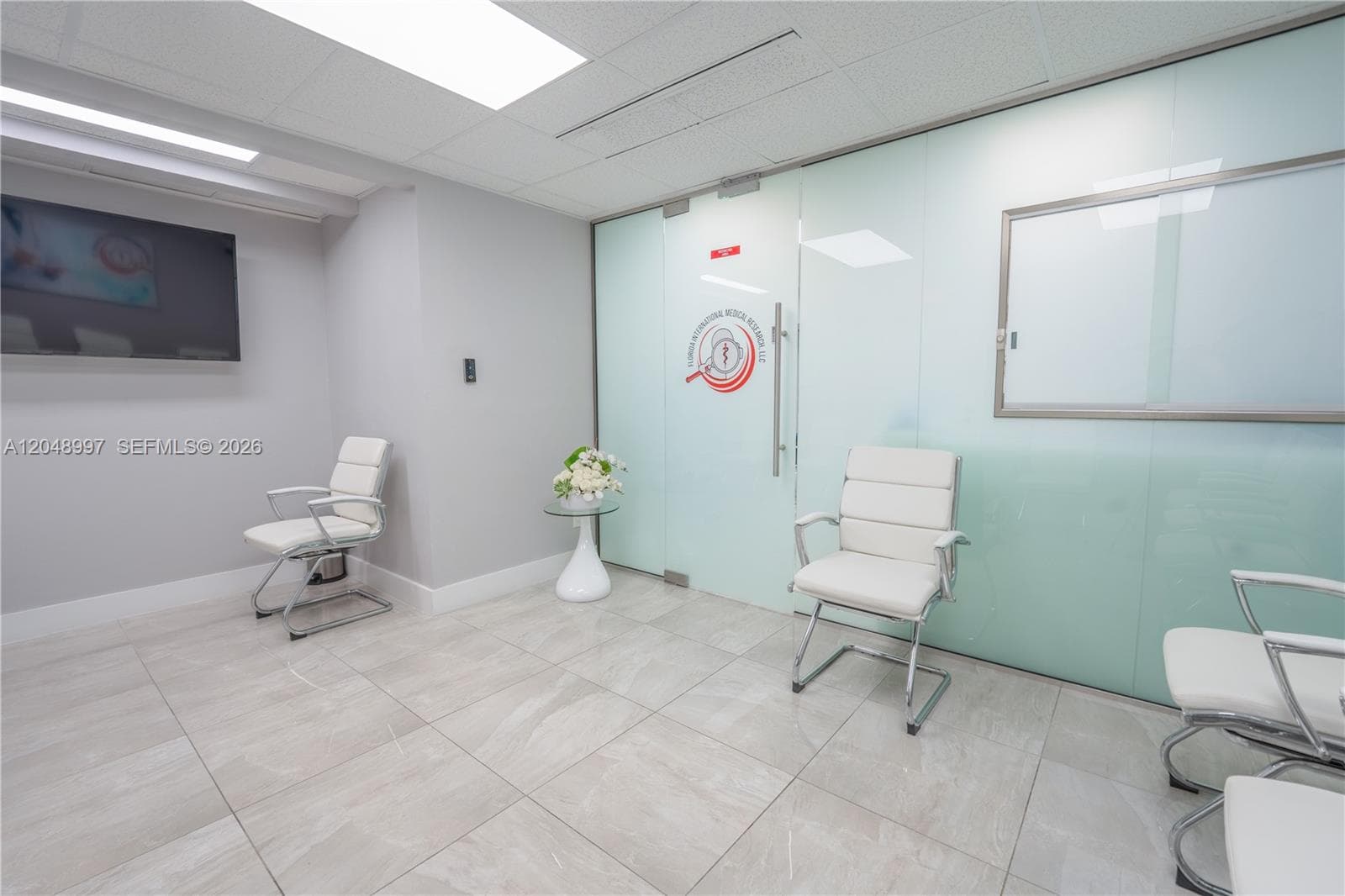 Spacious waiting room
