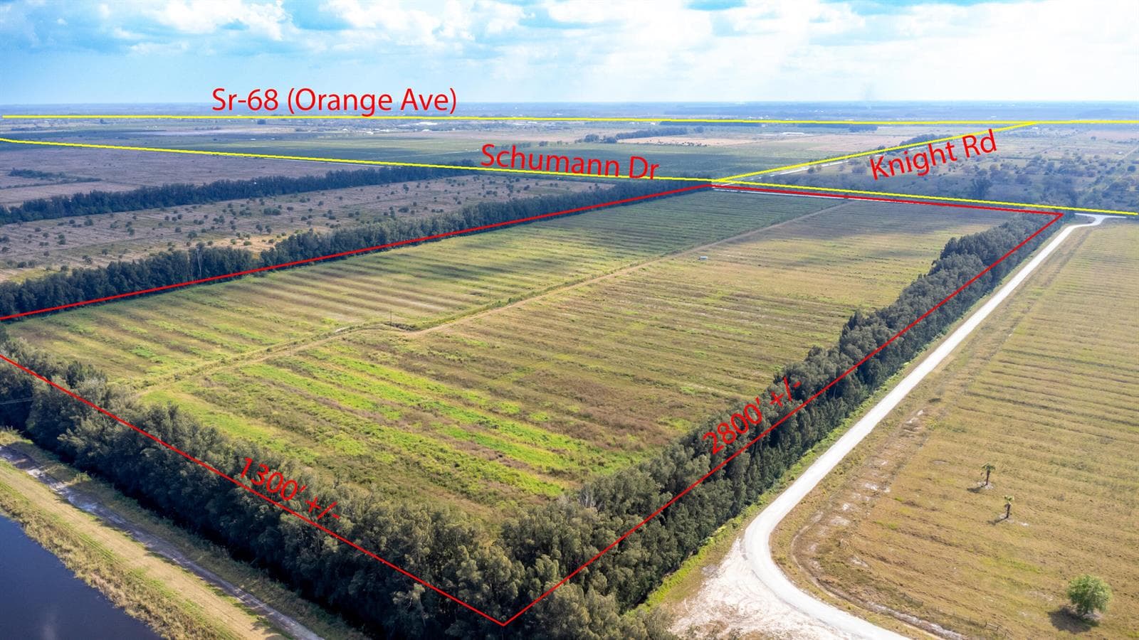 Red-sign_Lot_Schumann_Rd_86_Acres_Fort_P