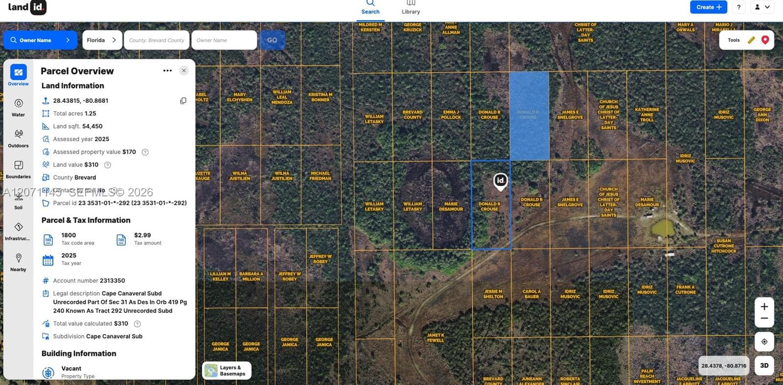 3 Unkniwn, Cocoa FL 32926