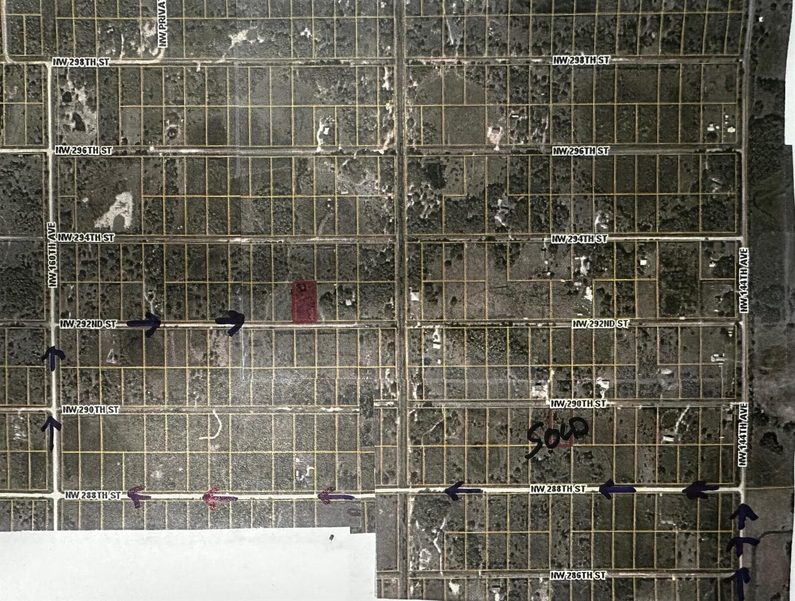 directional aerial of Viking 292nd ave j