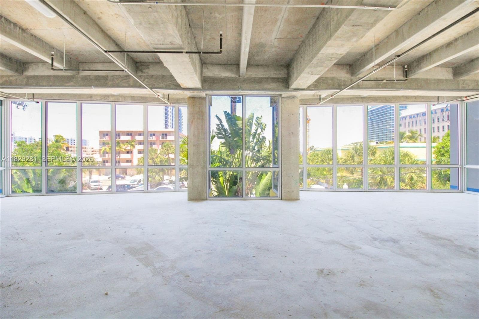 Existing raw space pre-leasing now and projected available Jan 2026