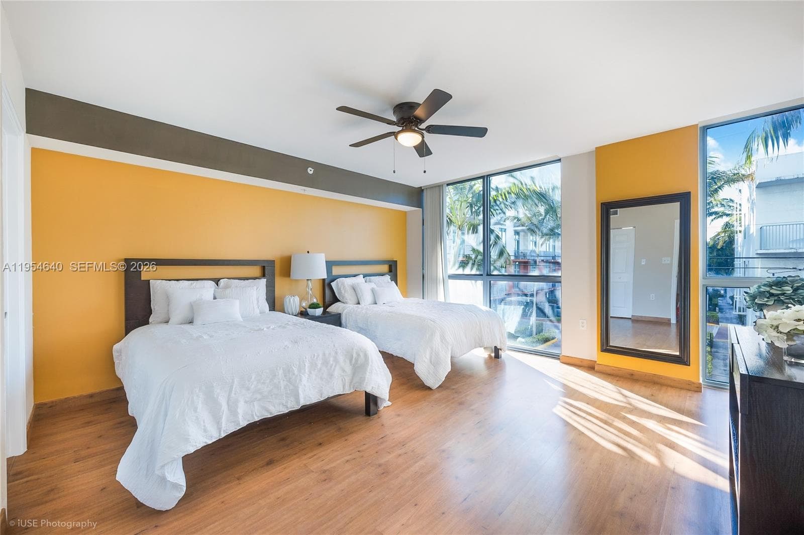 Second floor bedroom with a private bathroom