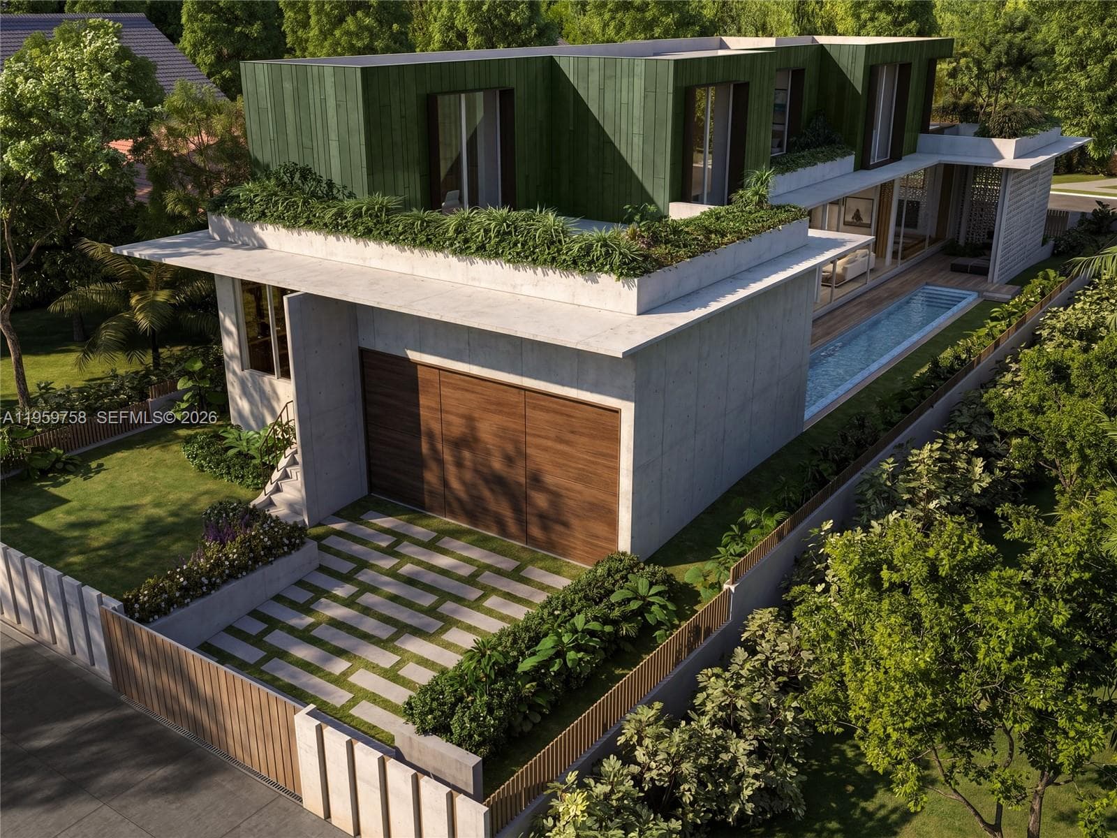 1728 Lenox - Rendering green build option 2