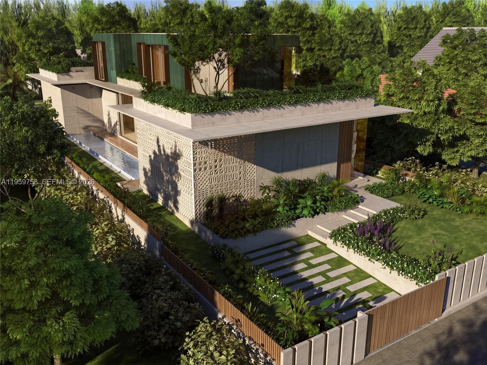 1728 Lenox - Rendering green build option 2