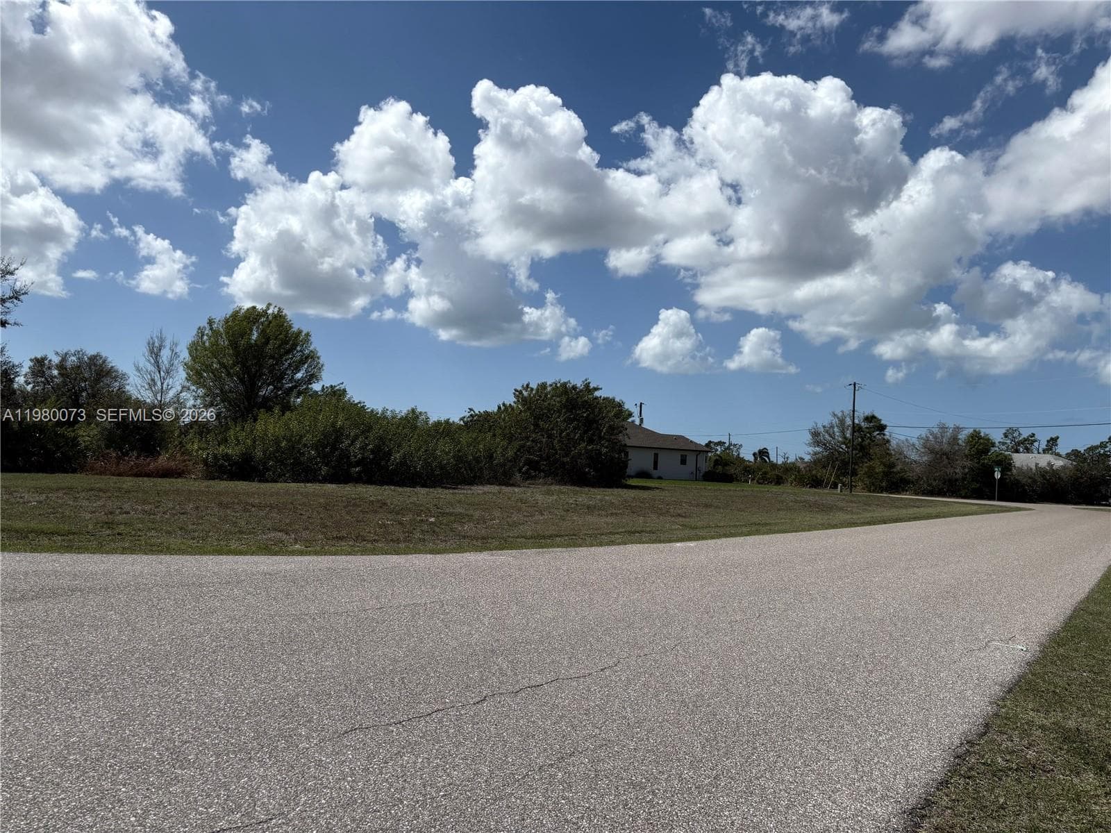 Beautiful corner lot in a quiet neighborhood.