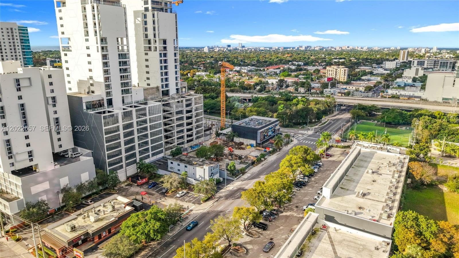 Located on the main vehicular gateway from I-95 into Brickell.