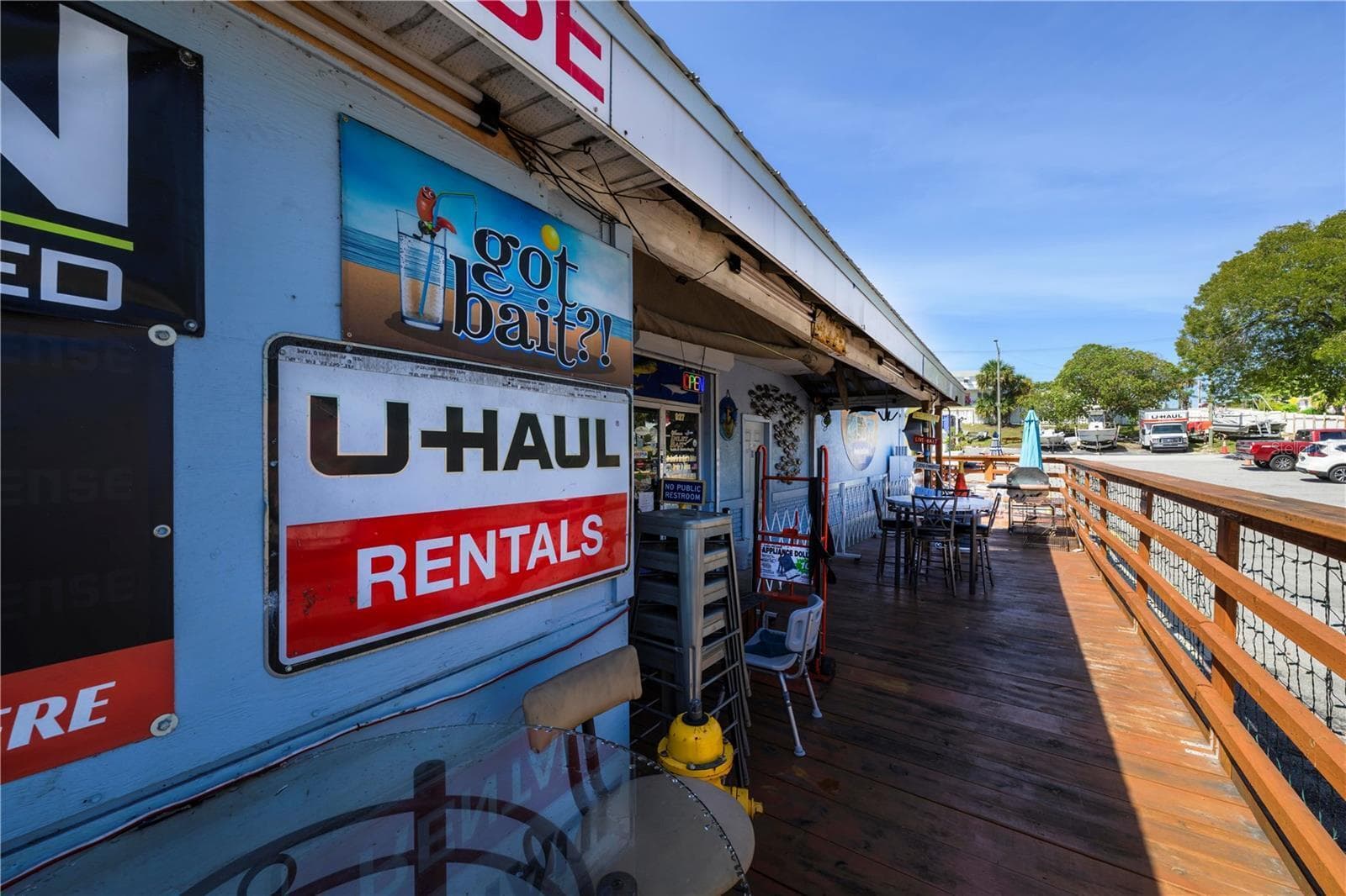 Parking Lot Patio View