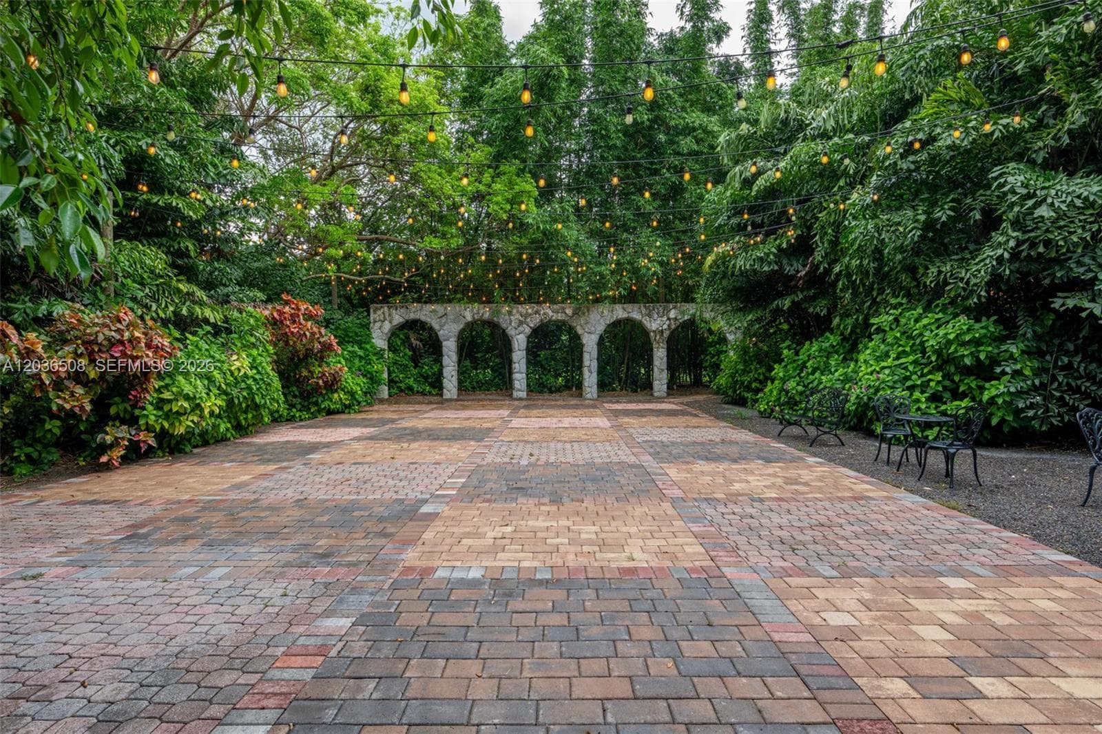 Old Roman Square - over 2,200 SF of paved terrace area for outdoor events