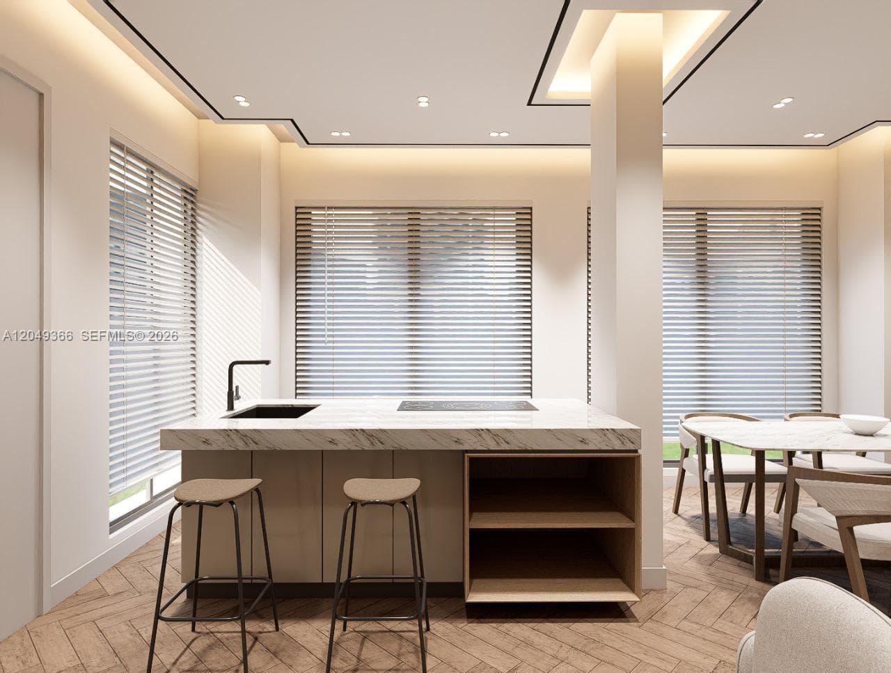 Artist rendering of the new units