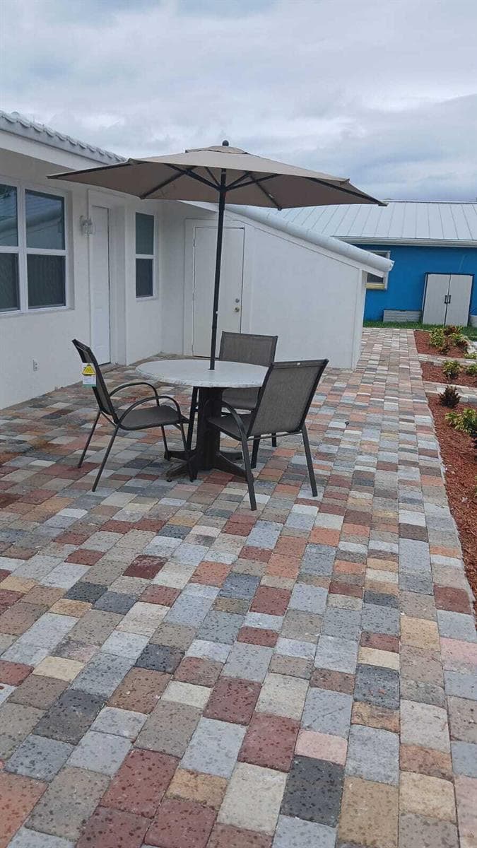 Each Unit Has a private Patio